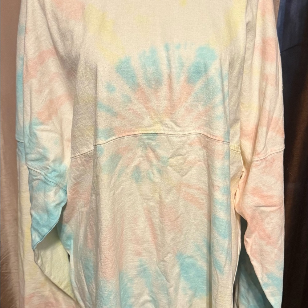 Tie-Dye Long Sleeve Spirit Jersey Shirt